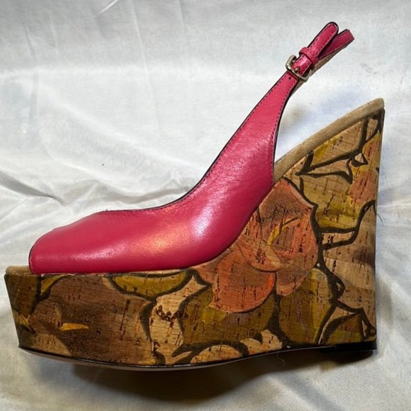 JEAN-MICHEL CAZABAT Women's • Tiki •. Wedge Platform Sandal - Picture 2 of 6